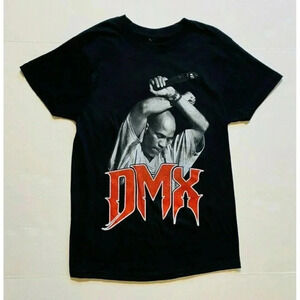 DMX Anthem Short Sleeve Tee – Men's Hip-Hop Rap Legend – Small, Black